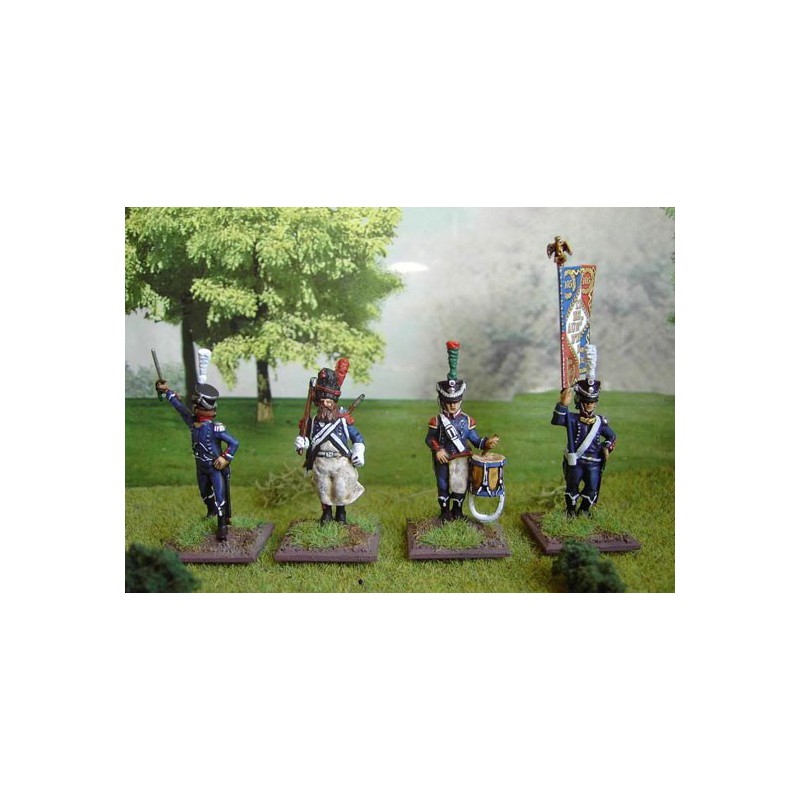 Figurine COMMANDEMENT FRANCAIS 28mm