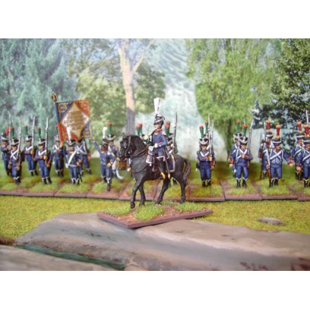 Figurine COMMANDEMENT FRANCAIS 28mm