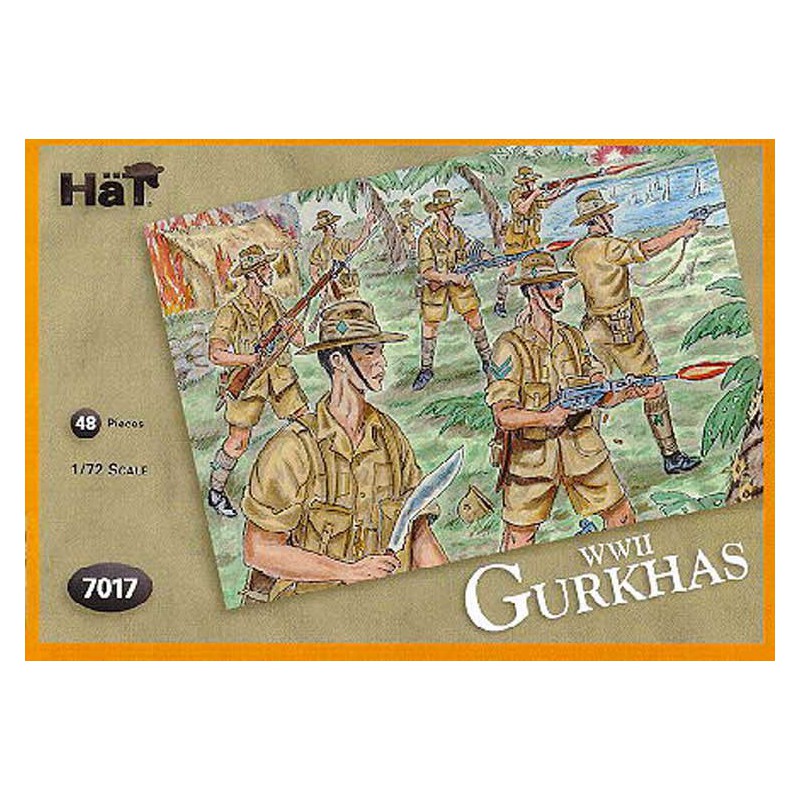 Figurine WWII GURKHAS 1/72
