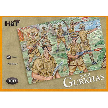 Figurine WWII GURKHAS 1/72