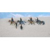 Figurine CAVALIERS GUERRE ZOULOUS 1/72
