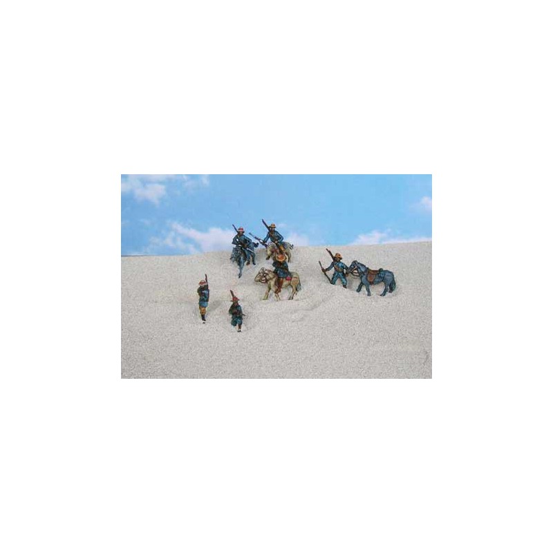 Figurine CAVALIERS GUERRE ZOULOUS 1/72