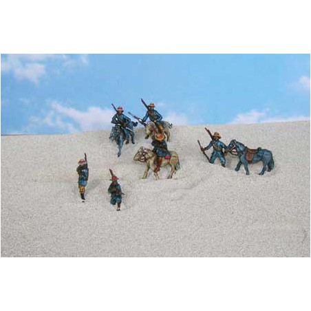 Figurine CAVALIERS GUERRE ZOULOUS 1/72