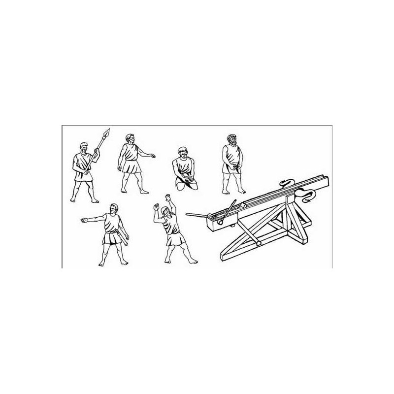 Figurine CATAPULTES GRECQUES 1/72