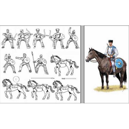 Late Roman cavalry figurine 1/72 | Scientific-MHD