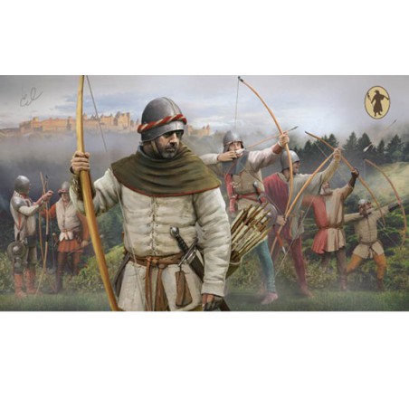 1/72 English archers figurine | Scientific-MHD