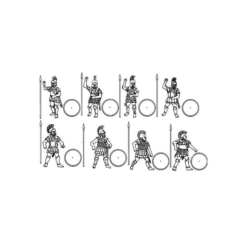 Figurine HOPLITES GRECS 1/72