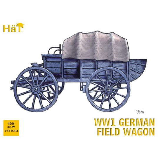 Figurine German Wagon WWI 1/72 Figurine German Wagon WWI 1/72