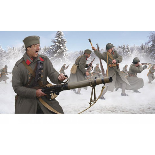 Figurine Infanterie Serbe Hiver 1/72