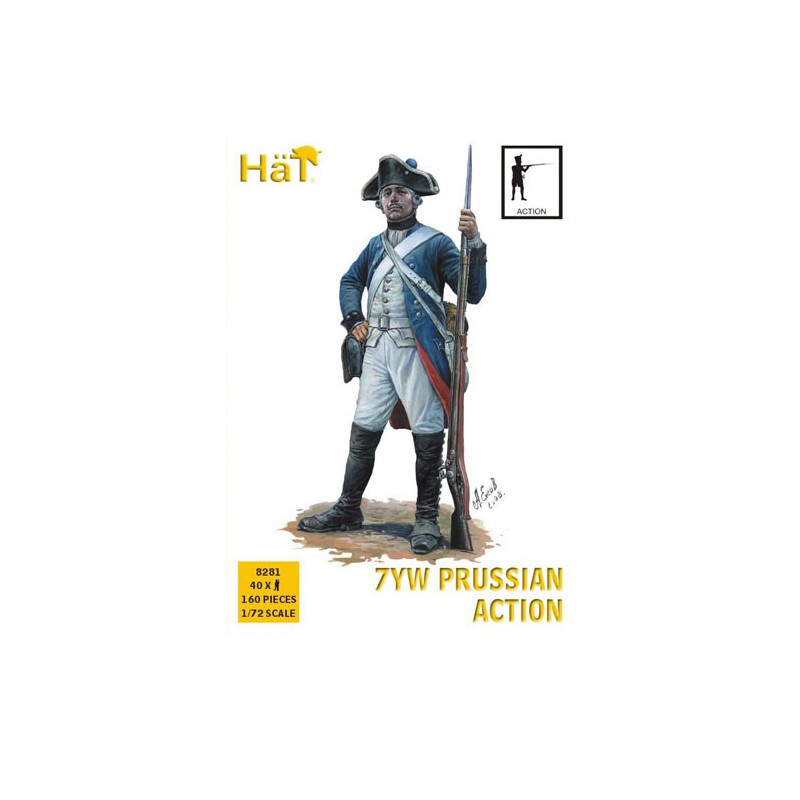 Figurine Infanterie Prusse en action 1/72