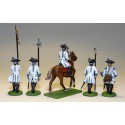 Figurine Seven years war Austrians command 1/72