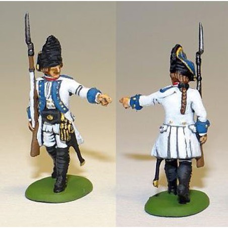 Figurine Seven years war Austrians command 1/72