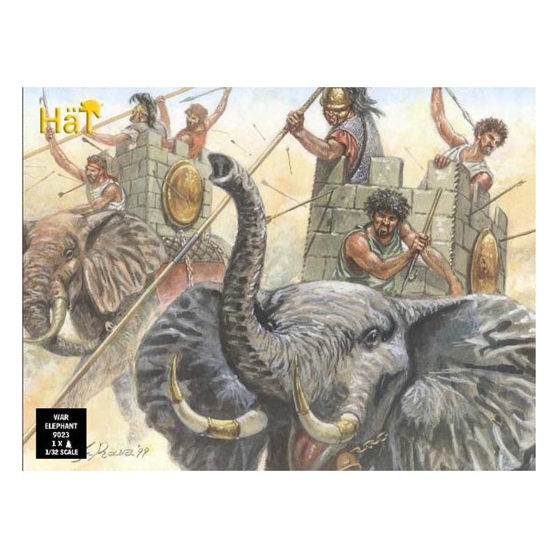 Figurine ELEPHANTS DE GUERRE 1/32