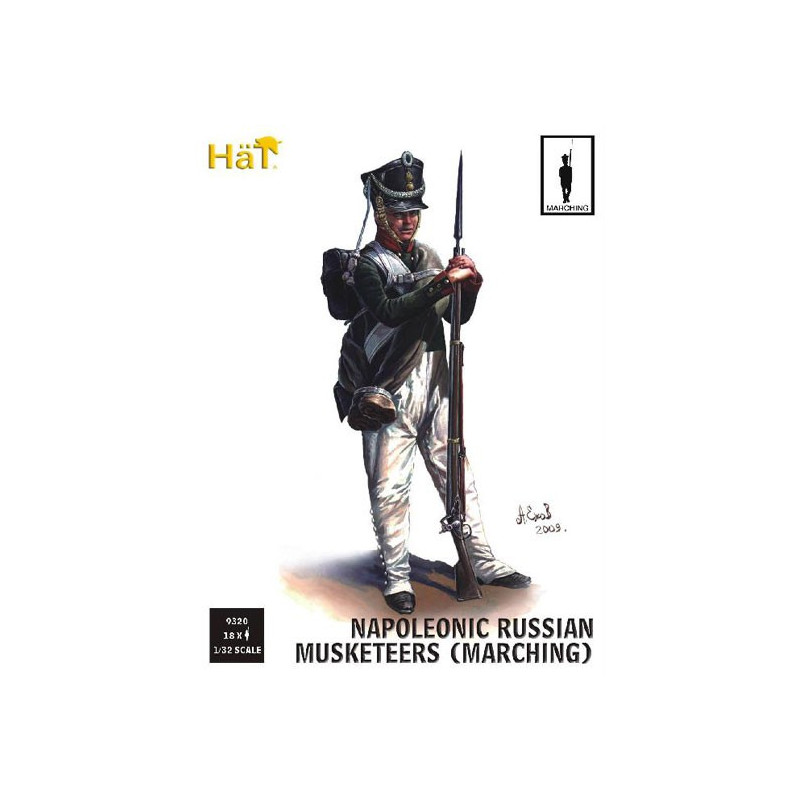 Figurine INFANTERIE RUSSE EN MARCHE1/32
