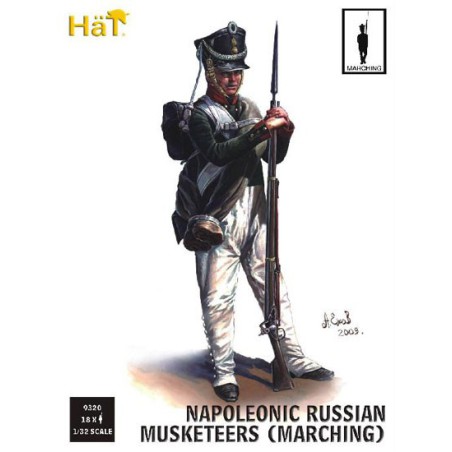 Russische Infanterie Figur en marche1/32 | Scientific-MHD