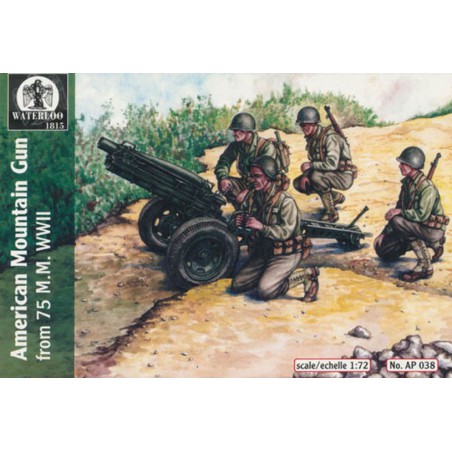 Canon Figur 75 mm US WWII 1/72 | Scientific-MHD