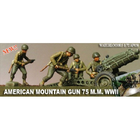 Canon Figur 75 mm US WWII 1/72 | Scientific-MHD