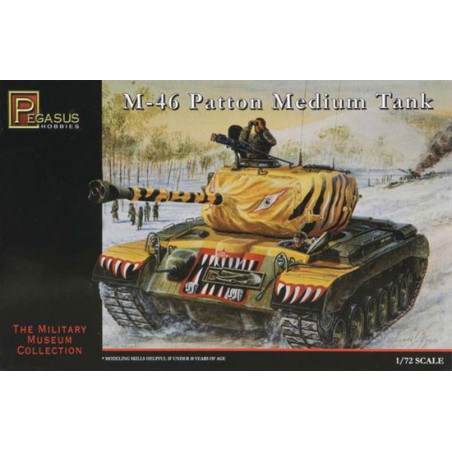 Maquette de Char en plastique M-46 Patton Medium Tank 1/72