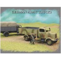 Maquette de Char en plastique GERMAN ARMY TRUCK (2pcs)1/72