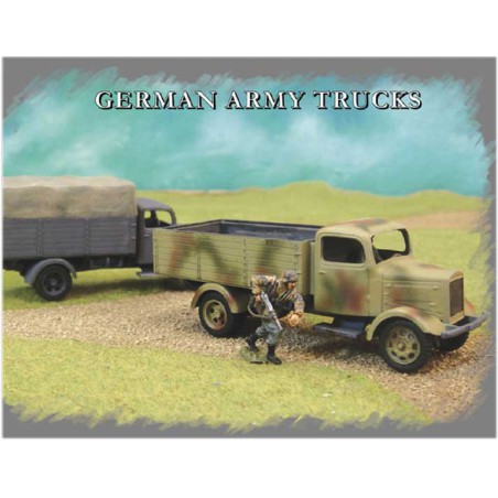 Maquette de Char en plastique GERMAN ARMY TRUCK (2pcs)1/72