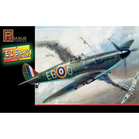 Maquette d'avion en plastique E-Z BuiltKit SPITFIRE MK1 1/48