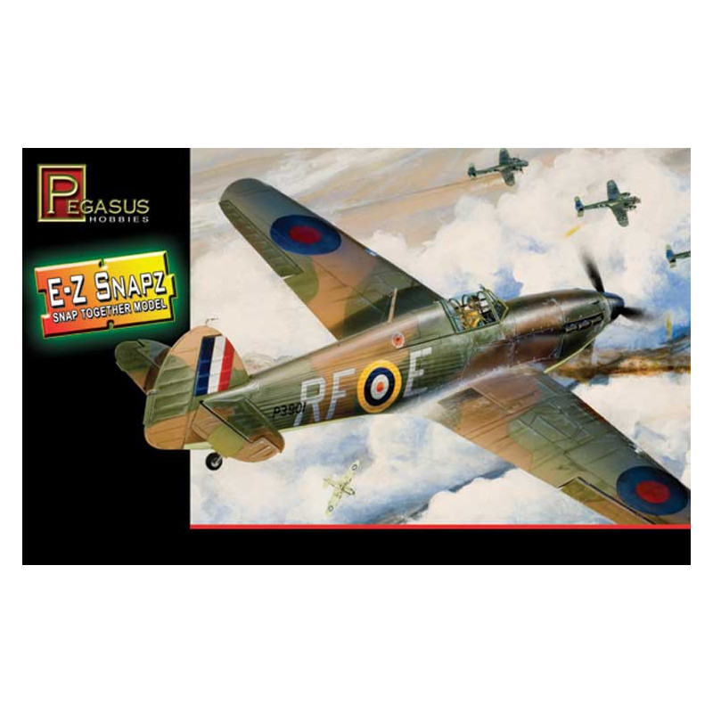 Maquette d'avion en plastique E-Z BuiltKitHURRICANE1/48