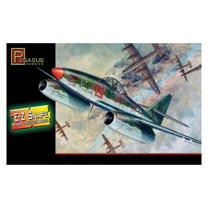 Maquette d'avion en plastique E-Z BuiltKit Me 262 1 /48