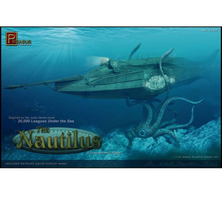Modèle de science-fiction en plastique Nautilus Jules Vernes 1/144