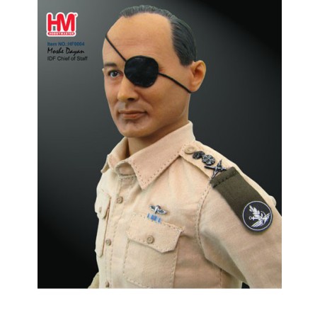 Miniaturaktionszahlen bei 1/6 Israeli General Moshe Dayan 1/6 | Scientific-MHD