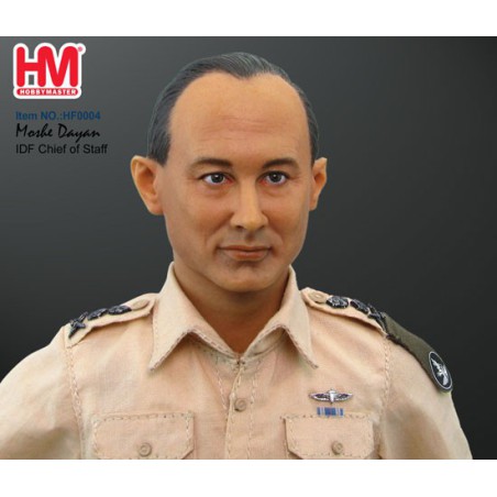 Miniaturaktionszahlen bei 1/6 Israeli General Moshe Dayan 1/6 | Scientific-MHD