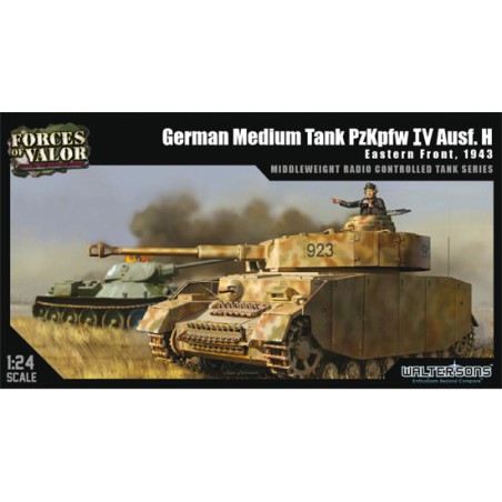 Radio -controlled chariot at 1/24 Panzer IV R/C 1/24 | Scientific-MHD