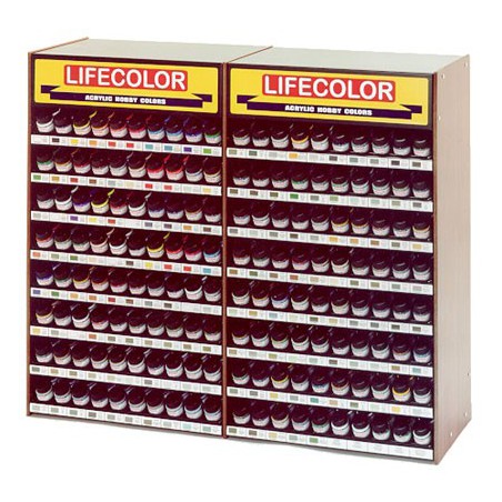 Peinture acrylique PRESENTOIR 158 TEINTES 6 POTS