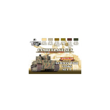 Peinture acrylique CAMOUFLAGE TANKS ALLEMANDS