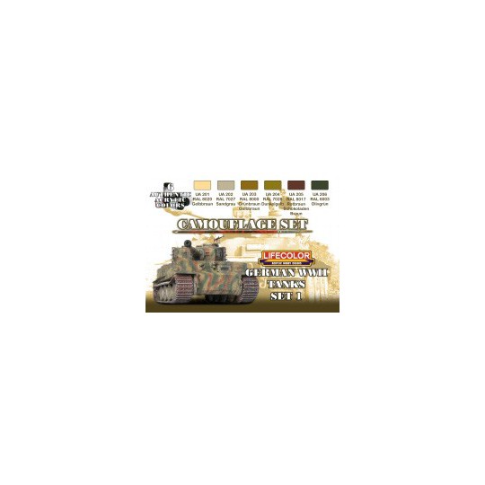 Peinture acrylique CAMOUFLAGE TANKS ALLEMANDS