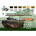 Peinture acrylique CAMOUFLAGE NATO M.E.R.D.C.