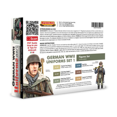 Acrylic painting German uniform shades n ° 1 | Scientific-MHD