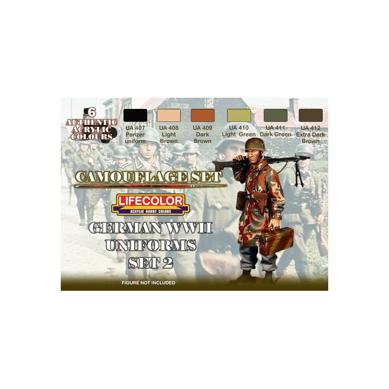 Peinture acrylique TEINTES UNIFORMES ALLEMAND N°2