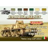 Acrylic painting Italian vehicles wwii | Scientific-MHD