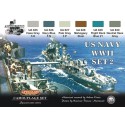 Acrylic painting US boats wwii set 2 | Scientific-MHD