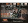 Acrylic painting set Debris & rubble | Scientific-MHD