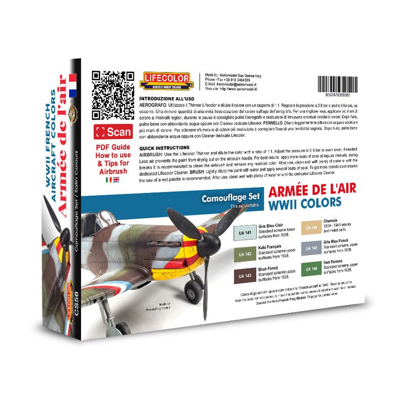 Acrylic Air Air Painting Wwii French Aircraft Colors - Scientific-MHD