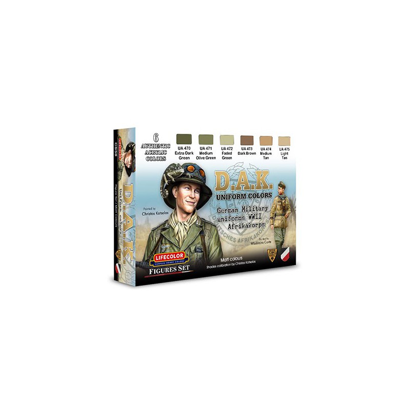 Peinture acrylique D.A.K. uniform colors WWII