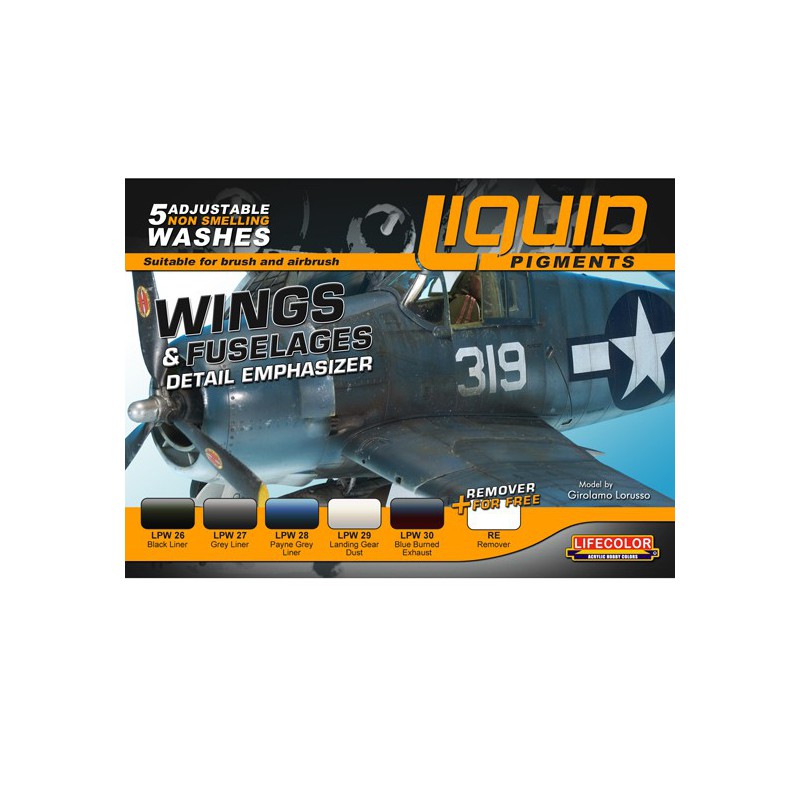 Peinture acrylique Pigments Ailes et Fuselages