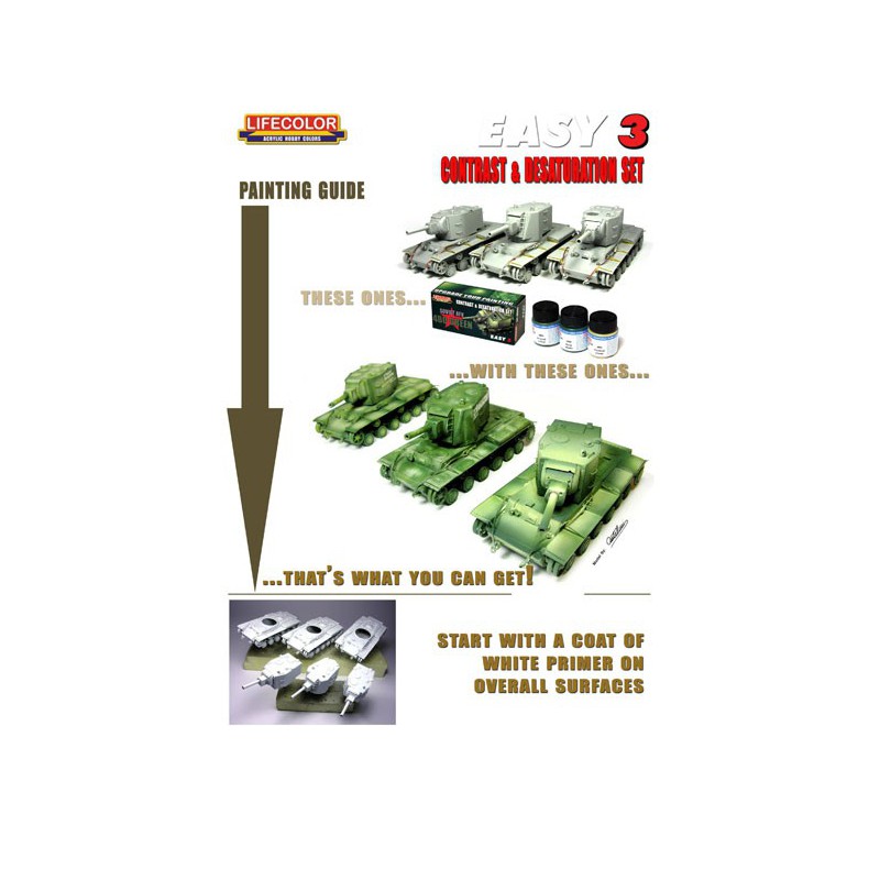 Peinture acrylique Easy 3 German AFV Dunkelgelb