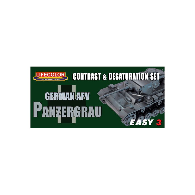 Peinture acrylique Easy 3 German AFV Panzergrau