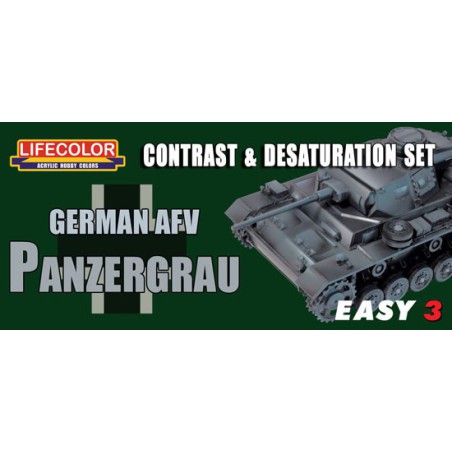 Acrylic painting Easy 3 German Afv Panzergrau | Scientific-MHD