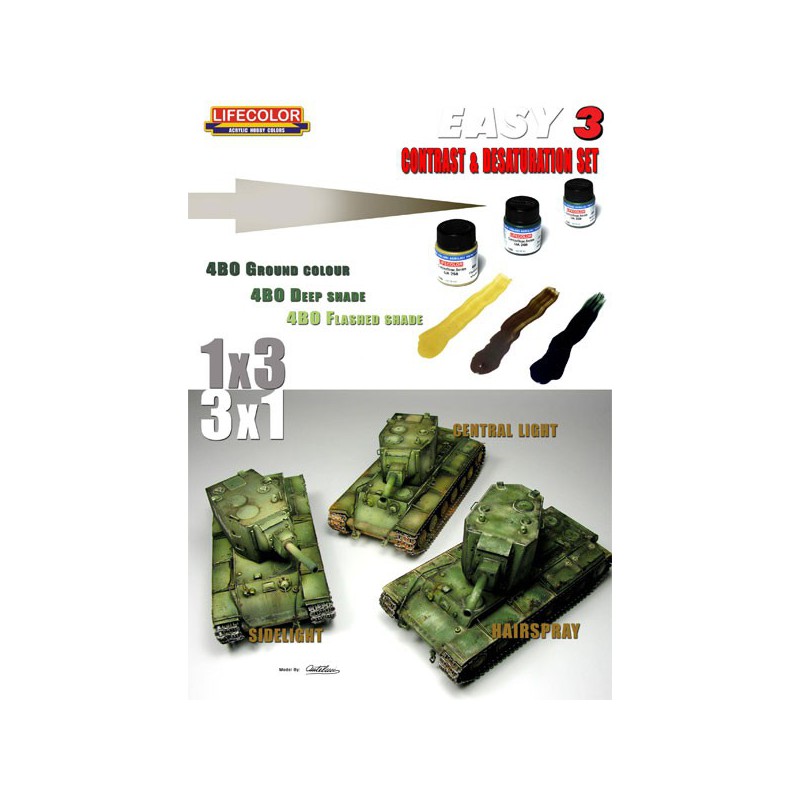 Peinture acrylique Easy 3 US Army Olive Drab