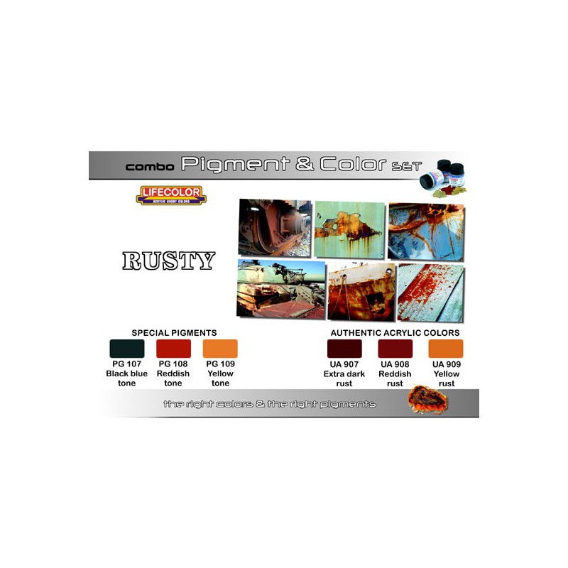 Peinture acrylique TEINTES & PIGMENTS ROUILLE