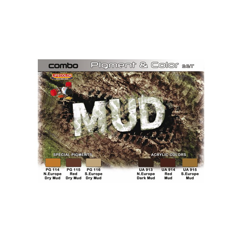 Peinture acrylique Teintes et Pigments Boue