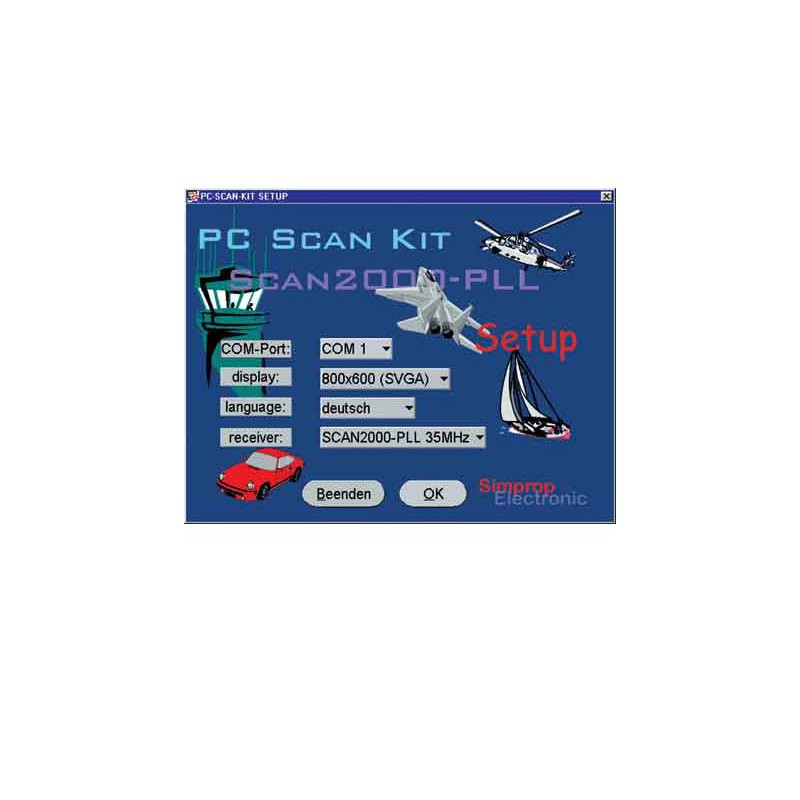 Accessoire pour radio PC SCAN-KIT